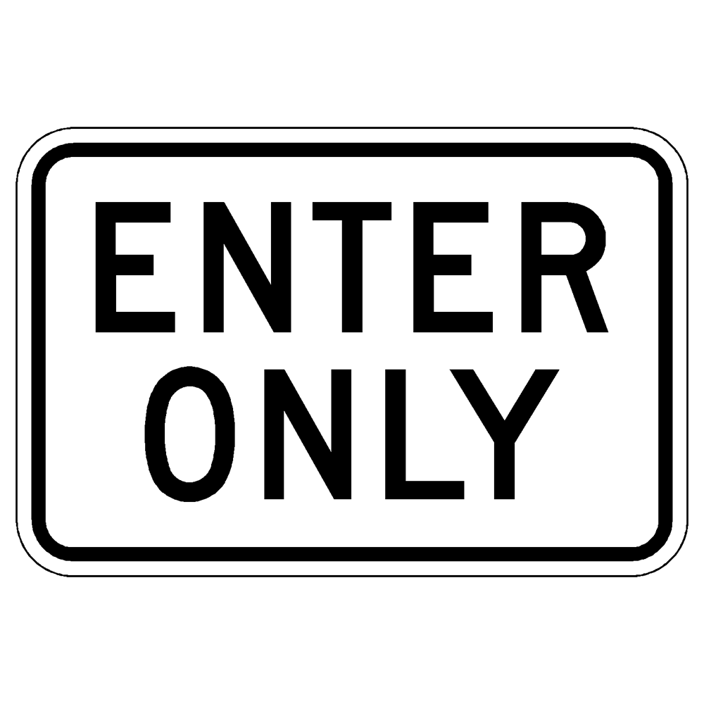 Enter, Entrance, & Exit – Real Traffic Signs