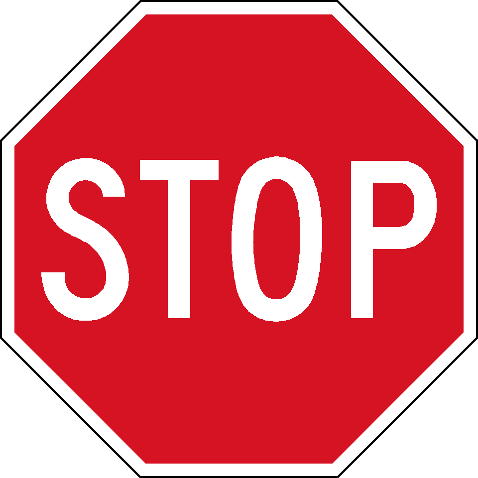 R1-1 – Real Traffic Signs