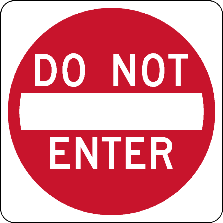 R5-1 – Real Traffic Signs