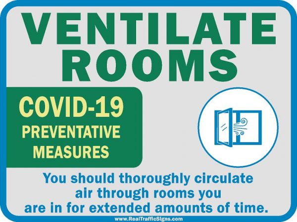 COVID-19, Ventilate Rooms